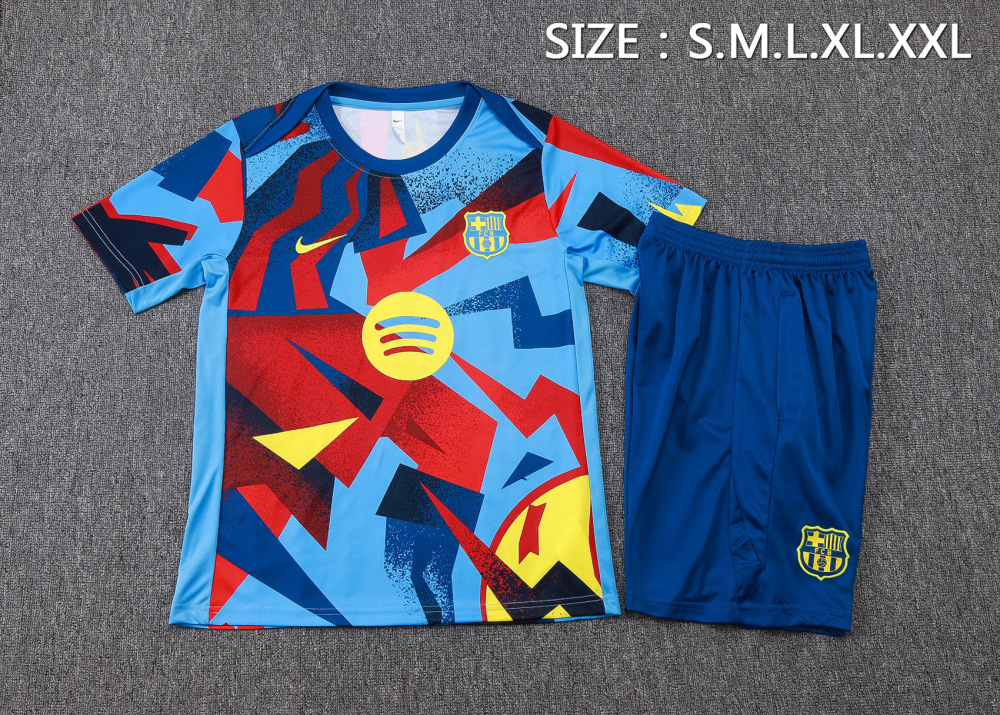 2025/26 Barcelona Short sleeve Training suit