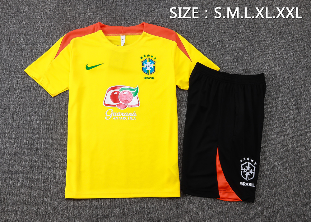 2025/26 Brazil Short sleeve Training suit