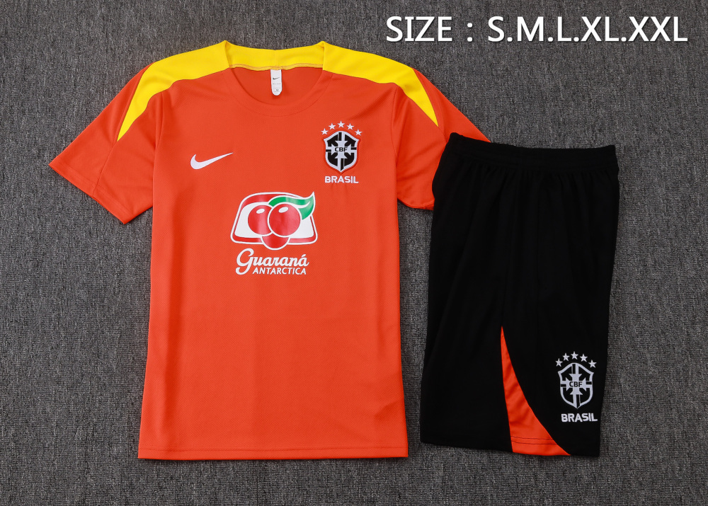 2025/26 Brazil Short sleeve Training suit