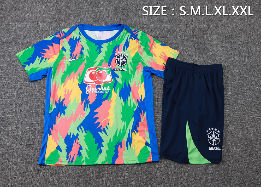 2025/26 Brazil Short sleeve Training suit