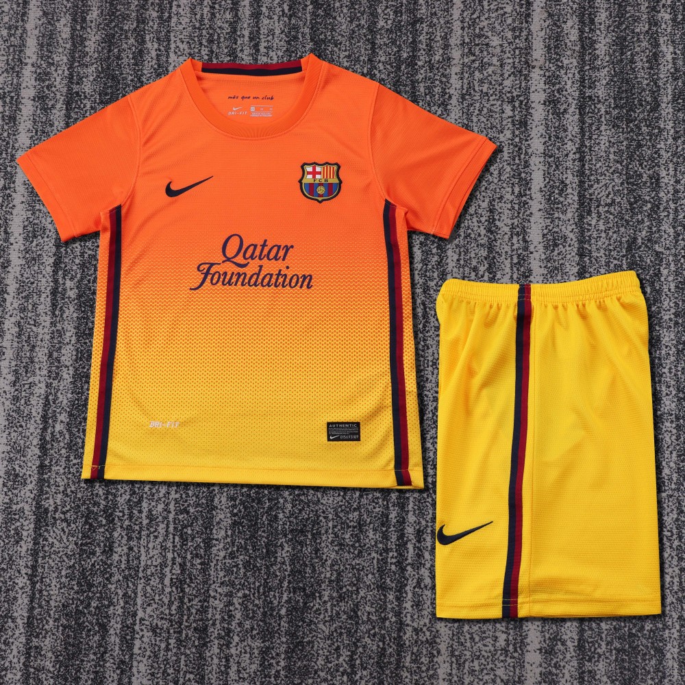 2012/13 Barcelona Away Retro Kids Jersey 
