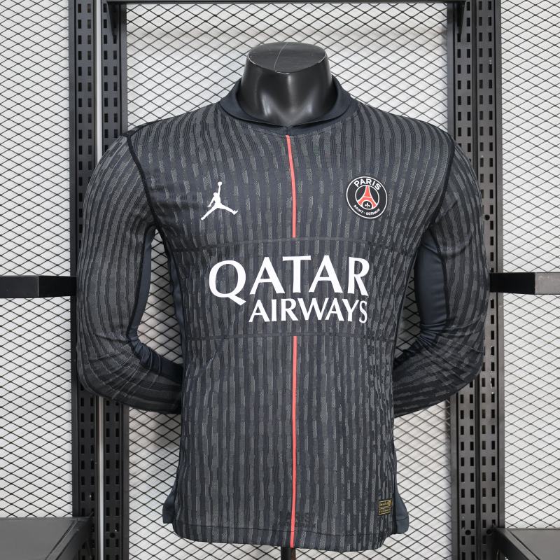2025/26 PSG Fourth Away Jersey Player Version Long Sleeve