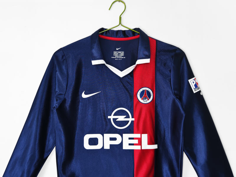2001/02 PSG Home Retro Jersey Long Sleeve