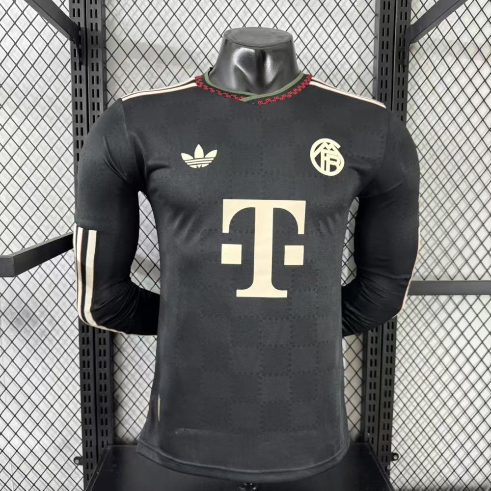 2025/26 Bayern Munich Third Away Jersey Player Version Long Sleeve  