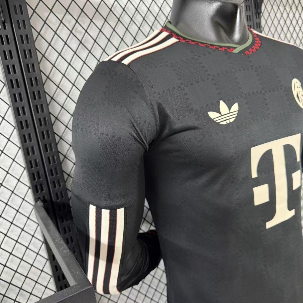 2025/26 Bayern Munich Third Away Jersey Player Version Long Sleeve  