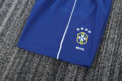 2002 World Cup Brazil Home Retro Kids Jersey Long Sleeve