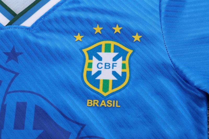 1996 Brazil AwayRetro Kids Jersey  
