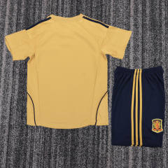 2008 Euro Cup Spain Away Retro Kids Jersey  