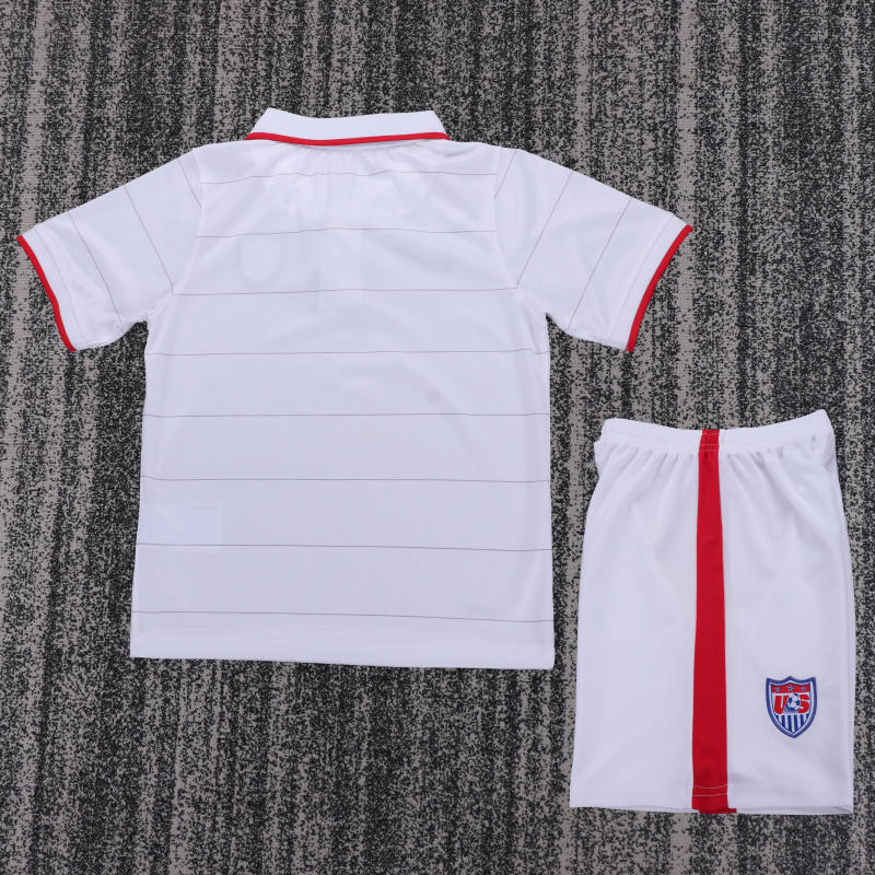 2014 World Cup USA Home Retro Kids Jersey 