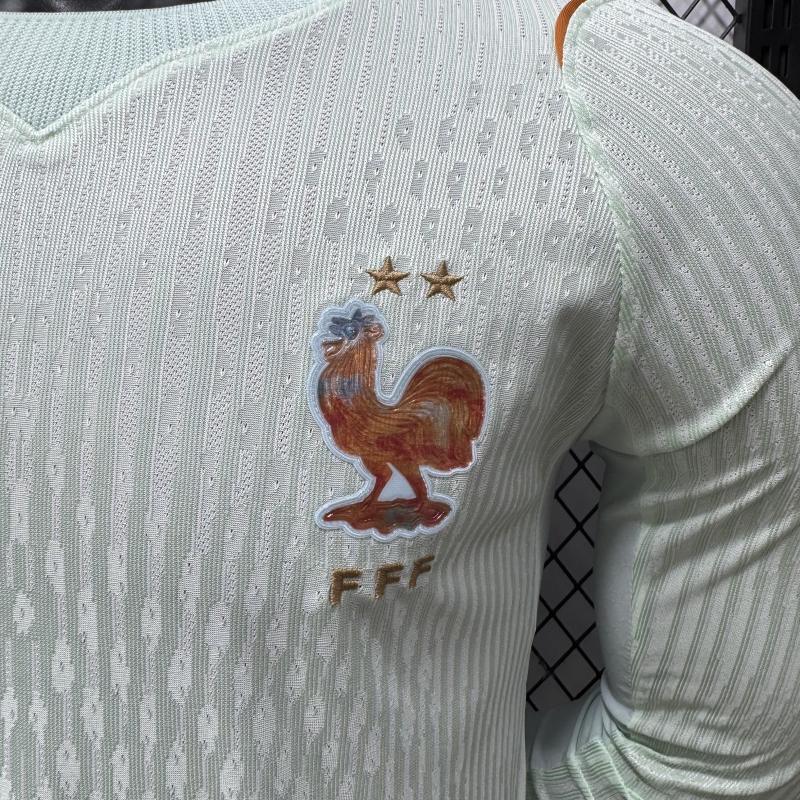 2026 World Cup France Away Jersey Player Version Long Sleeve