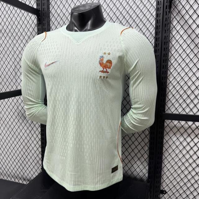 2026 World Cup France Away Jersey Player Version Long Sleeve