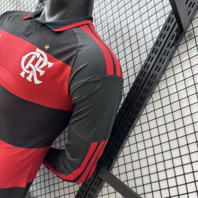 2026/27 CR Flamengo Home Jersey Player Version Long Sleeve