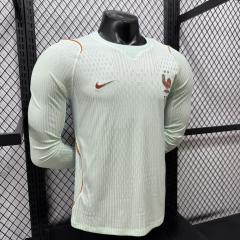 2026 World Cup France Away Jersey Player Version Long Sleeve