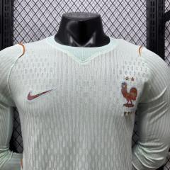 2026 World Cup France Away Jersey Player Version Long Sleeve