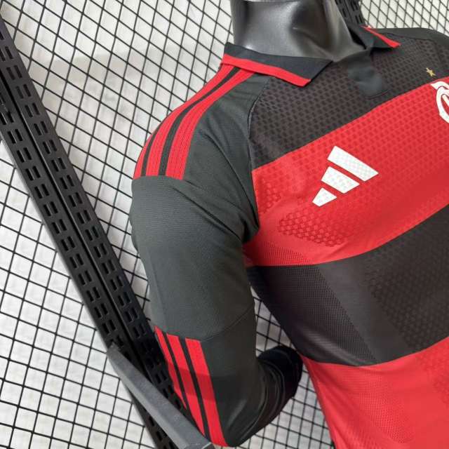 2026/27 CR Flamengo Home Jersey Player Version Long Sleeve