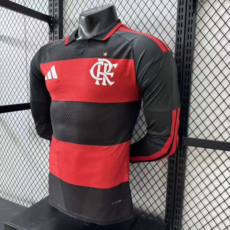 2026/27 CR Flamengo Home Jersey Player Version Long Sleeve