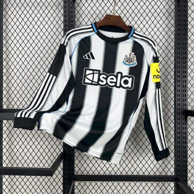 2025/26 Newcastle United Home Jersey Long Sleeve