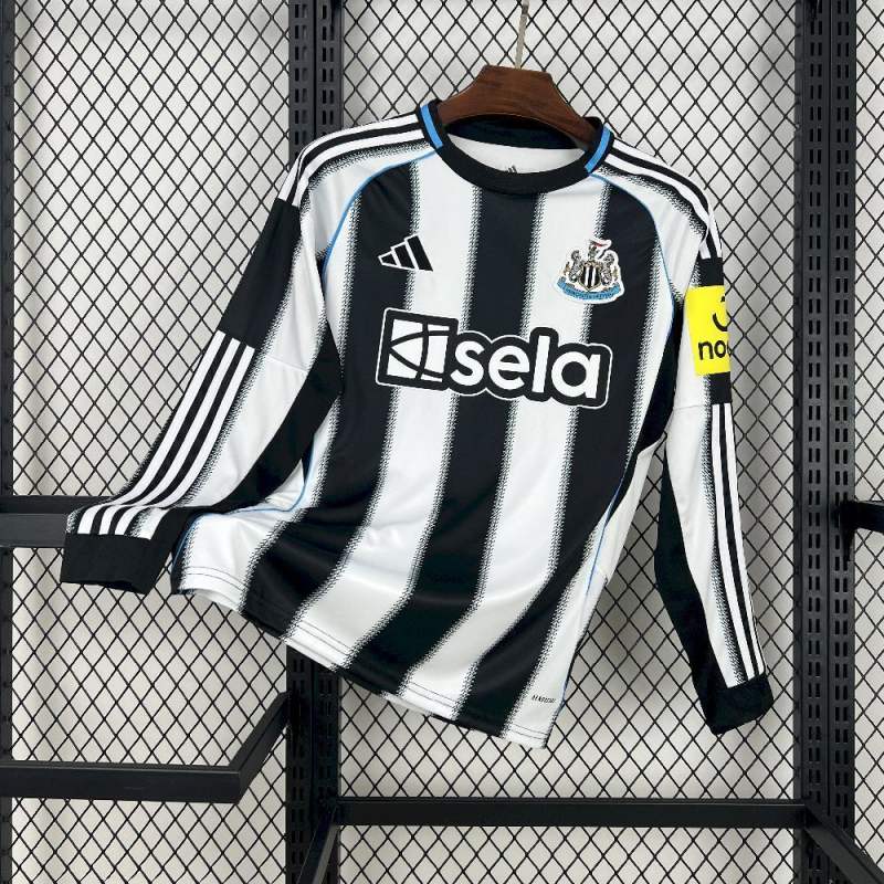 2025/26 Newcastle United Home Jersey Long Sleeve