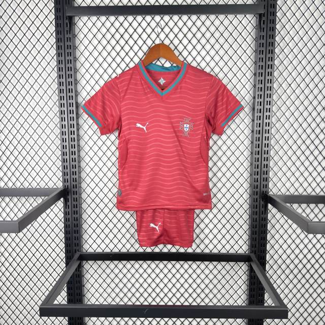 2026 World Cup Portugal Home Kids Jersey