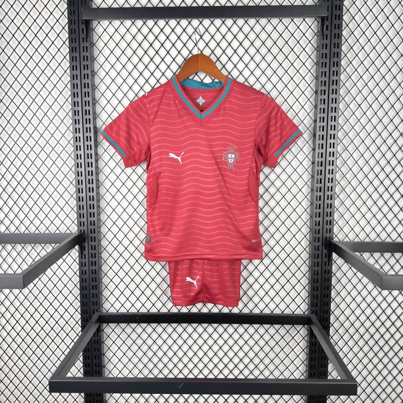 2026 World Cup Portugal Home Kids Jersey