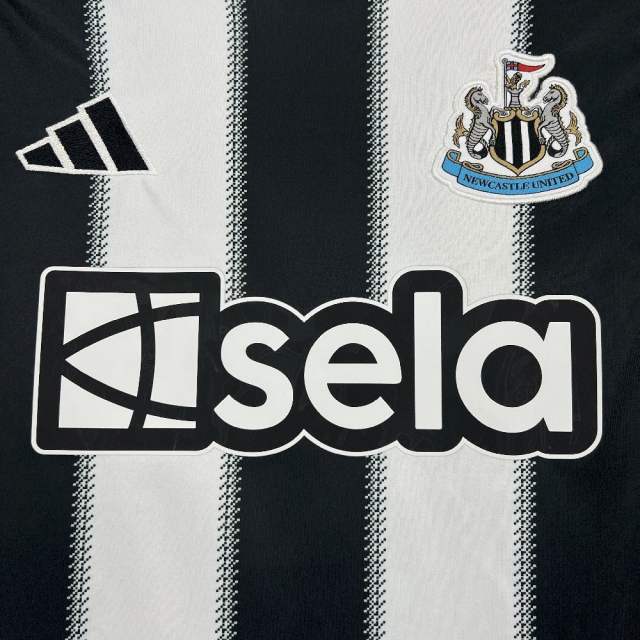 2025/26 Newcastle United Home Jersey Long Sleeve