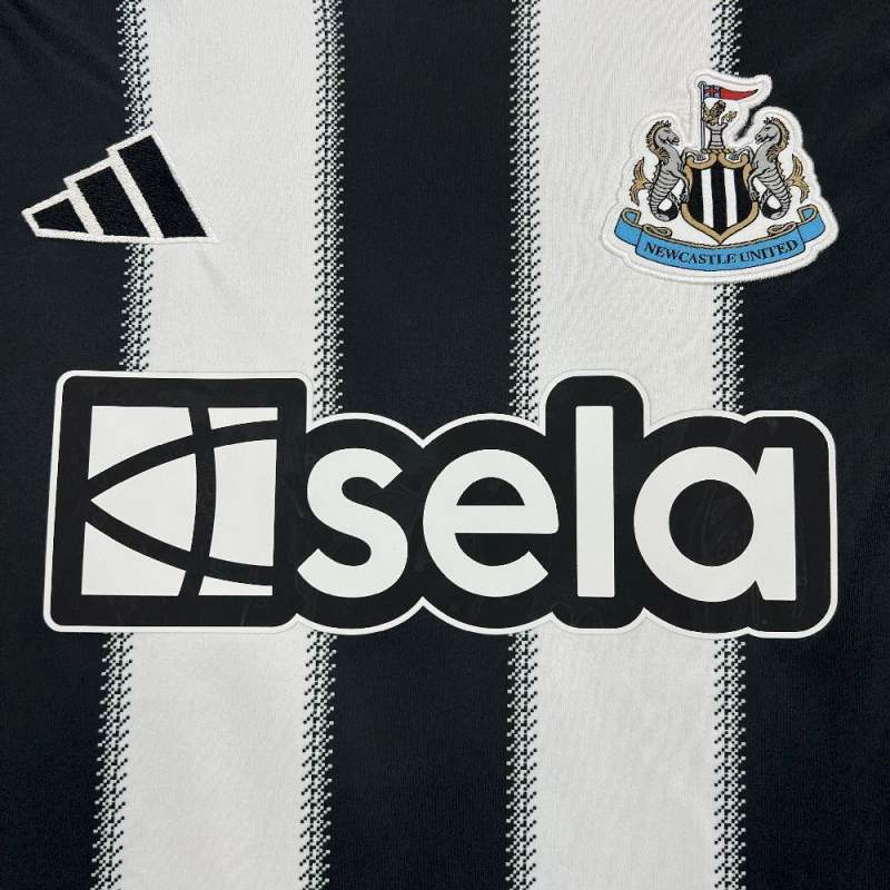 2025/26 Newcastle United Home Jersey Long Sleeve