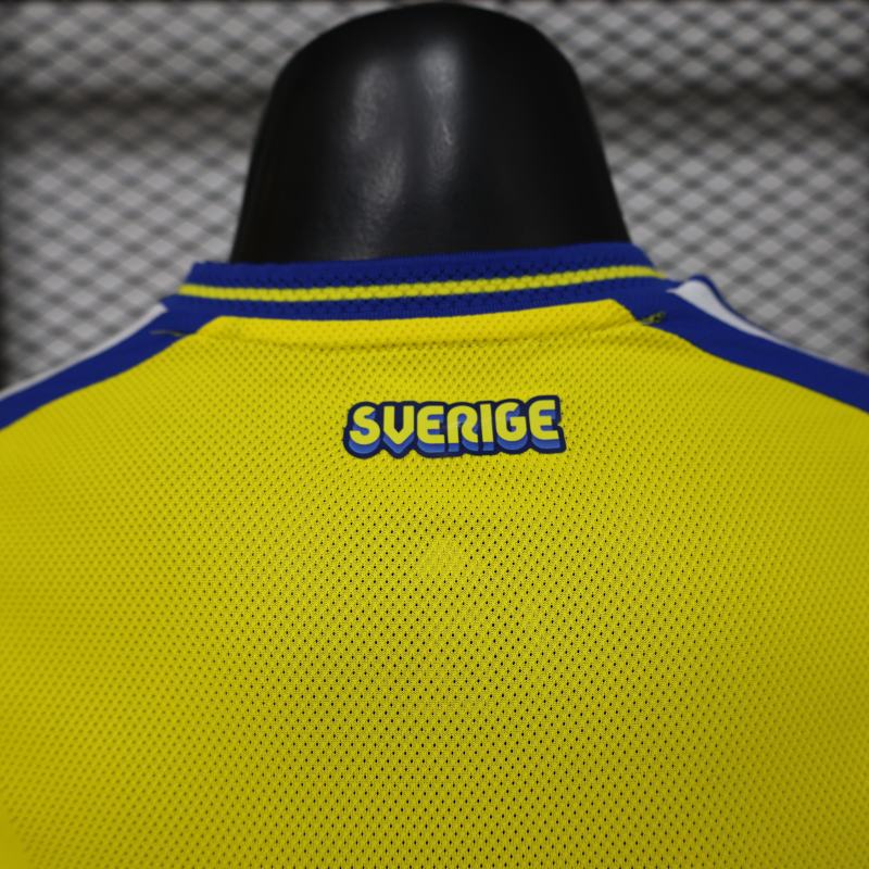 2026 World Cup Sweden Home Jersey Player Version