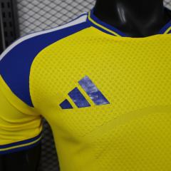 2026 World Cup Sweden Home Jersey Player Version