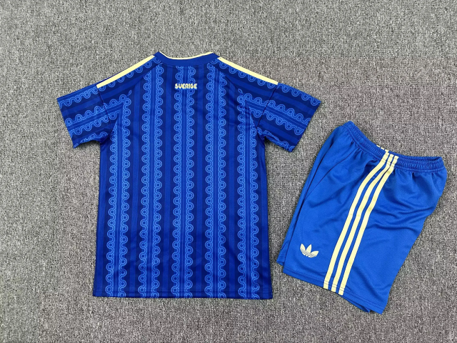 2026 World Cup Sweden Away Kids Jersey