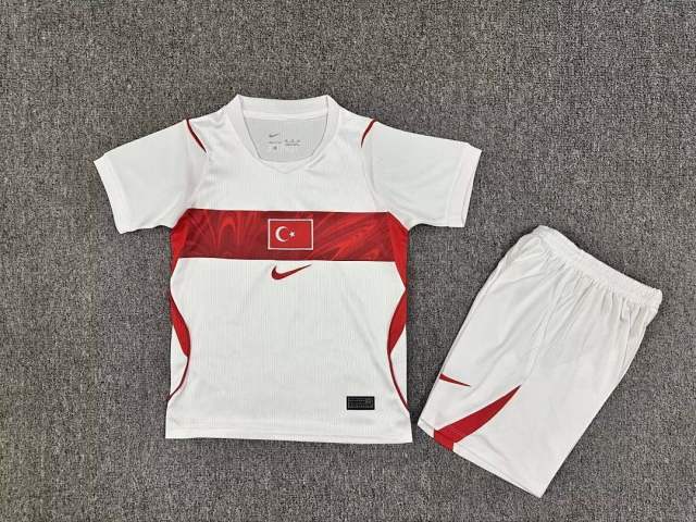 2026 World Cup Turkey Away Kids Jersey