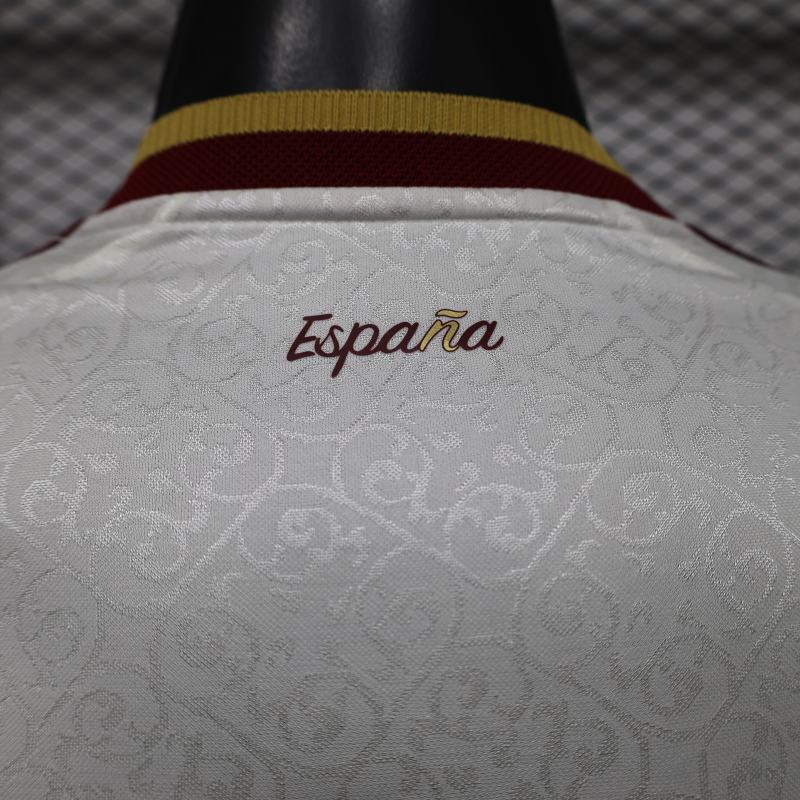 2026 World Cup Spain Away Jersey Player Version Long Sleeve