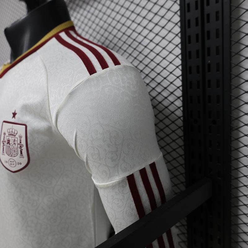 2026 World Cup Spain Away Jersey Player Version Long Sleeve