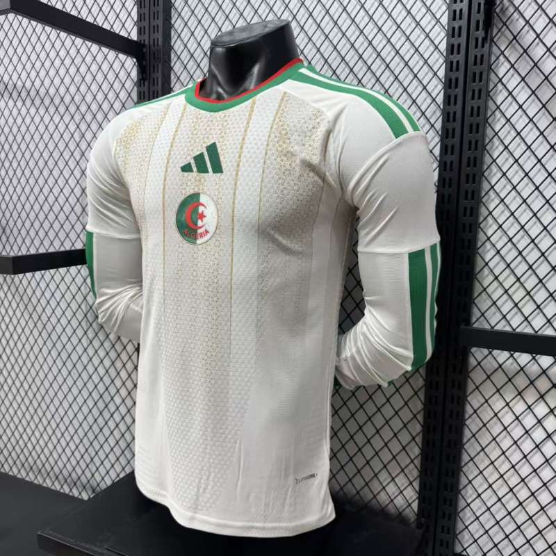 2026 World Cup Algeria Home Jersey Player Version Long Sleeve
