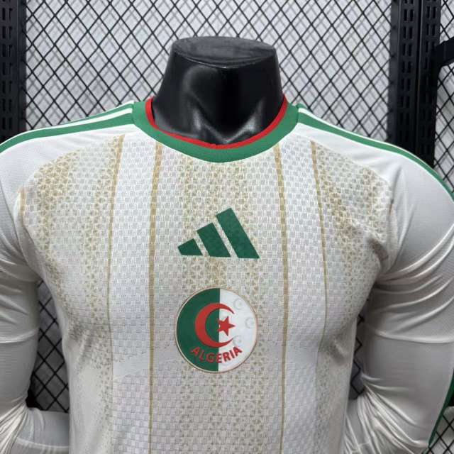 2026 World Cup Algeria Home Jersey Player Version Long Sleeve