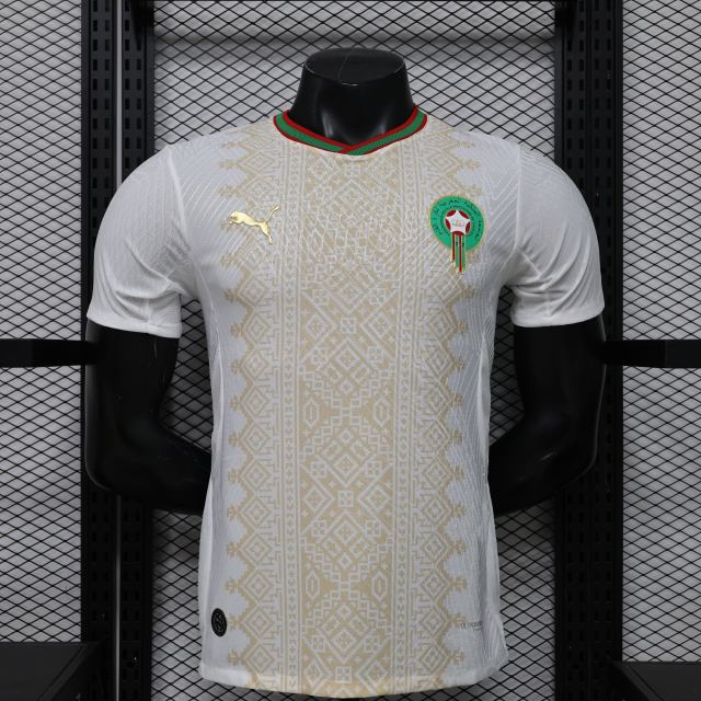 2026 World Cup Morocco Away Jersey Player Version