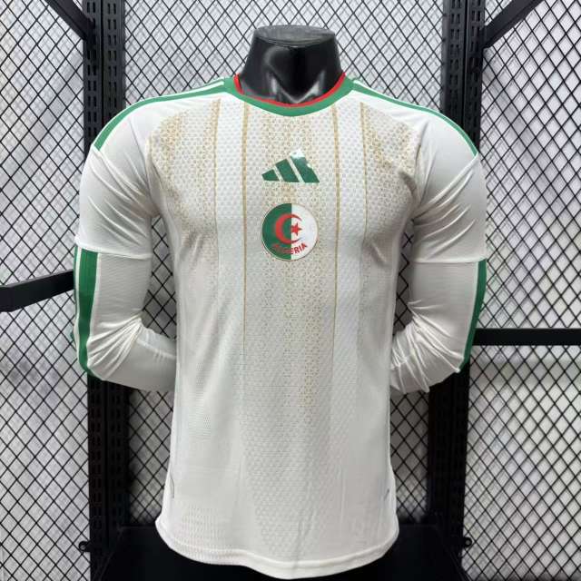 2026 World Cup Algeria Home Jersey Player Version Long Sleeve