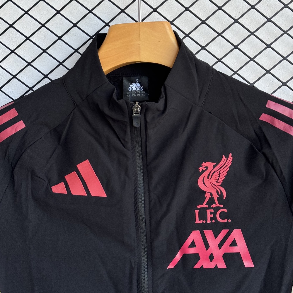 2025/26 Liverpool Full Zip Windbreaker Coat Set