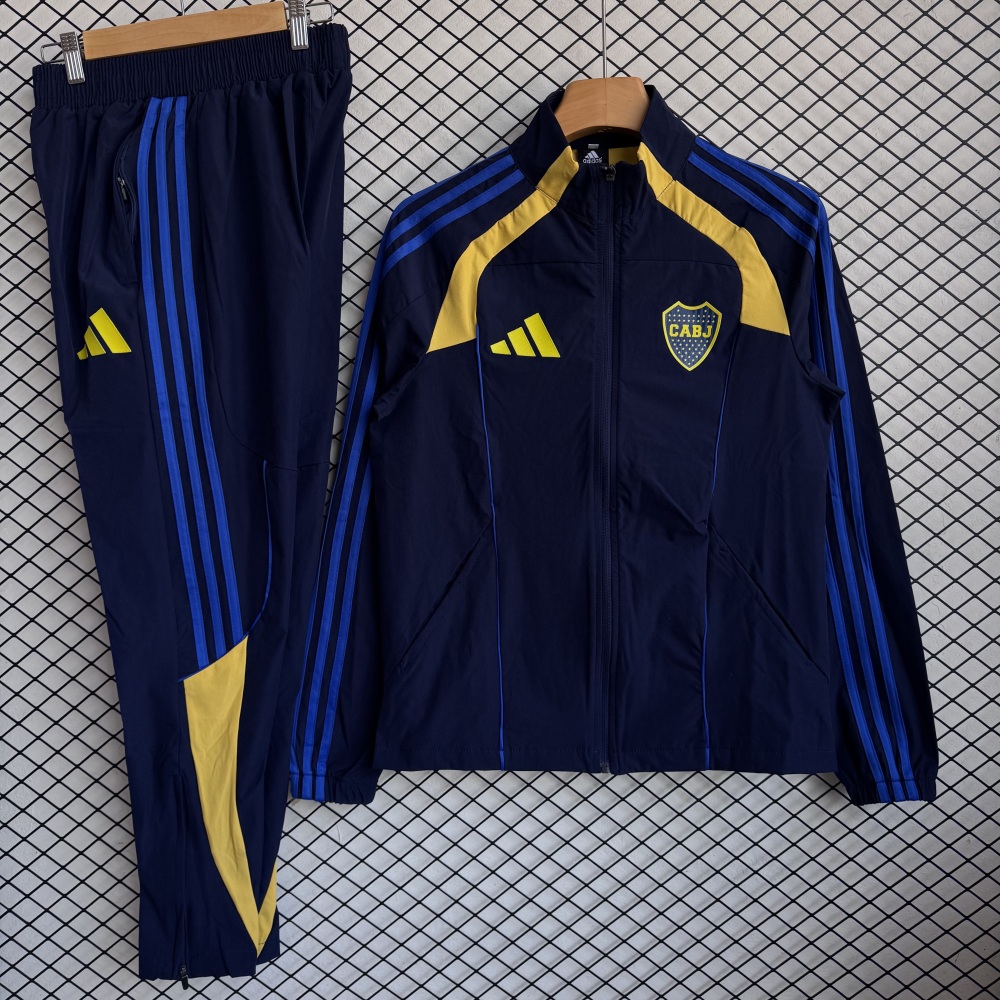 2025/26 Boca Juniors Full Zip Windbreaker Coat Se