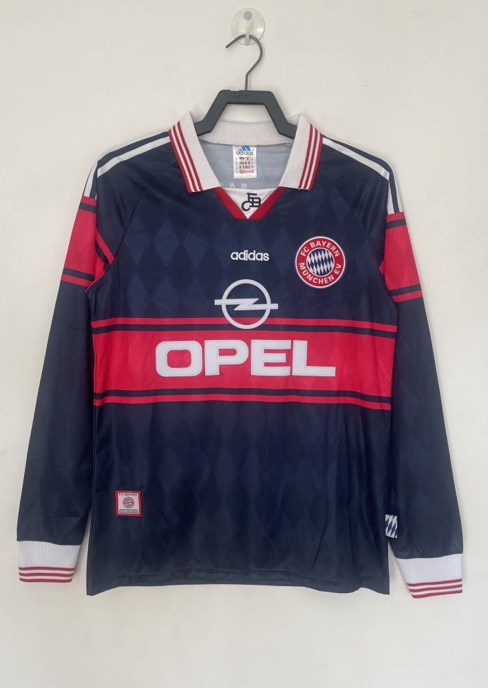 1997/99 Bayern Munich Home Retro Jersey Long Sleeve