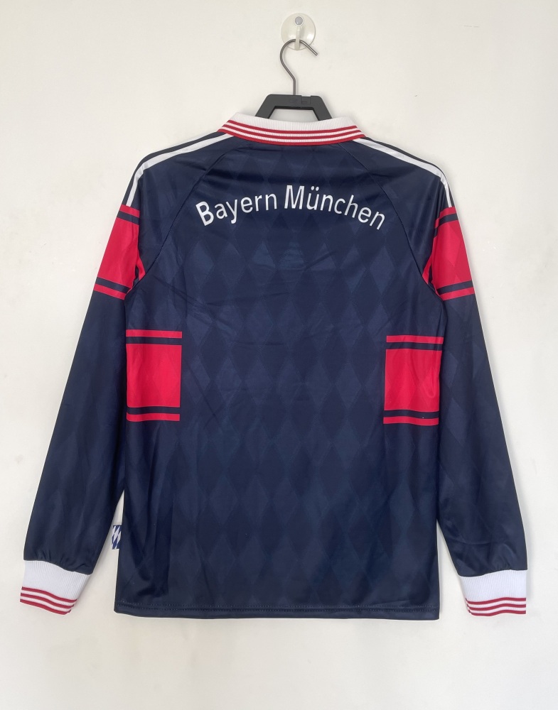 1997/99 Bayern Munich Home Retro Jersey Long Sleeve