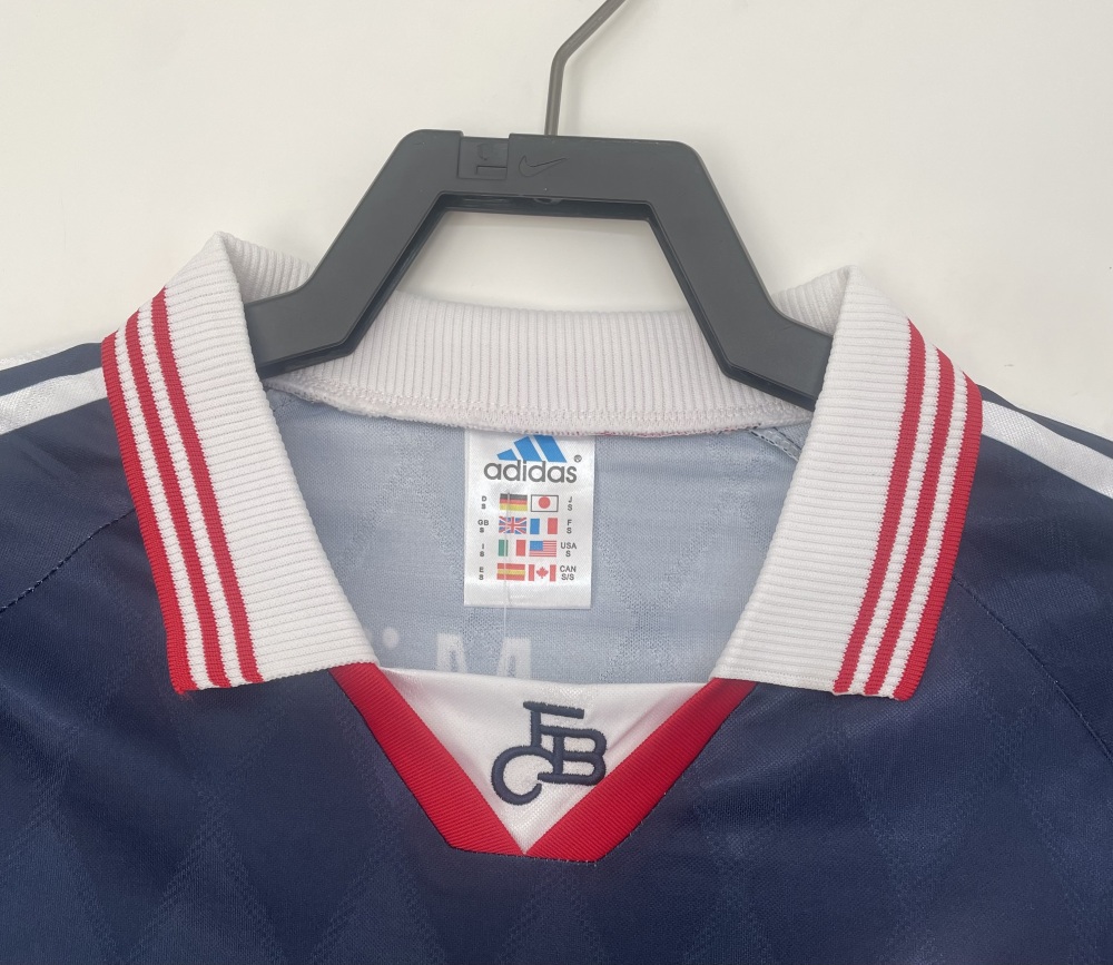 1997/99 Bayern Munich Home Retro Jersey Long Sleeve
