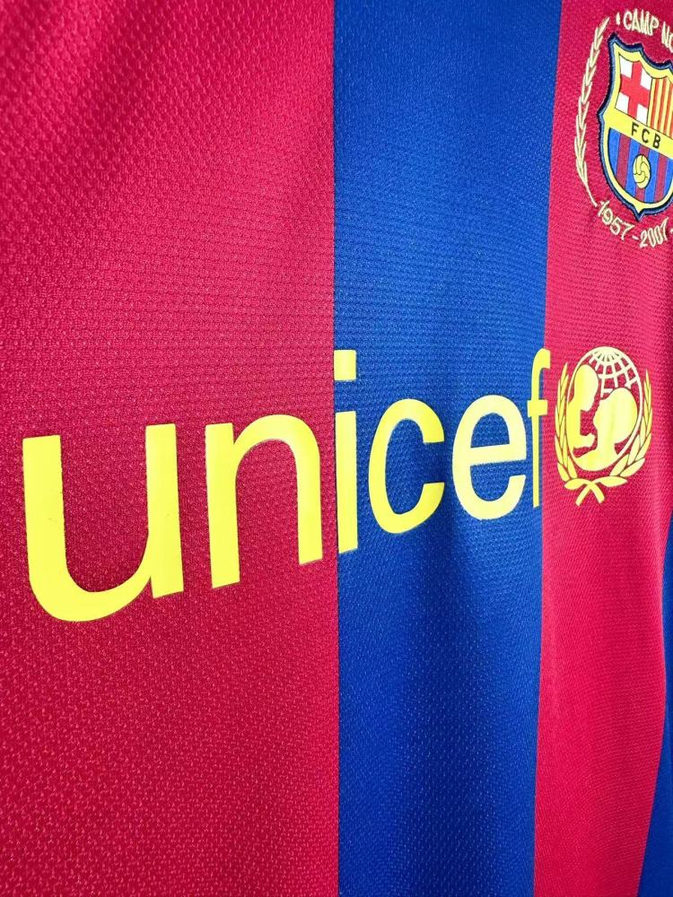 2007/08 Barcelona Home Retro Jersey Long sleeves