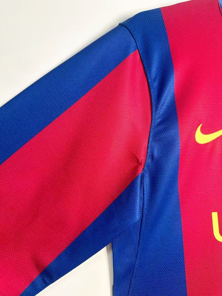 2007/08 Barcelona Home Retro Jersey Long sleeves