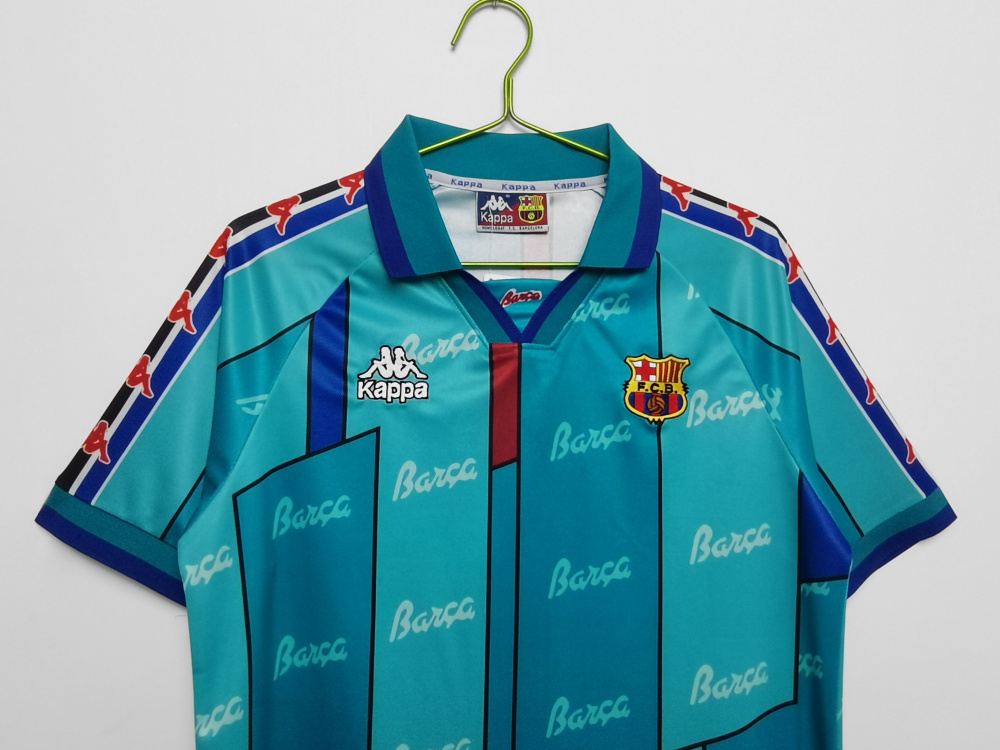 1996/97 Barcelona Away Retro Jersey