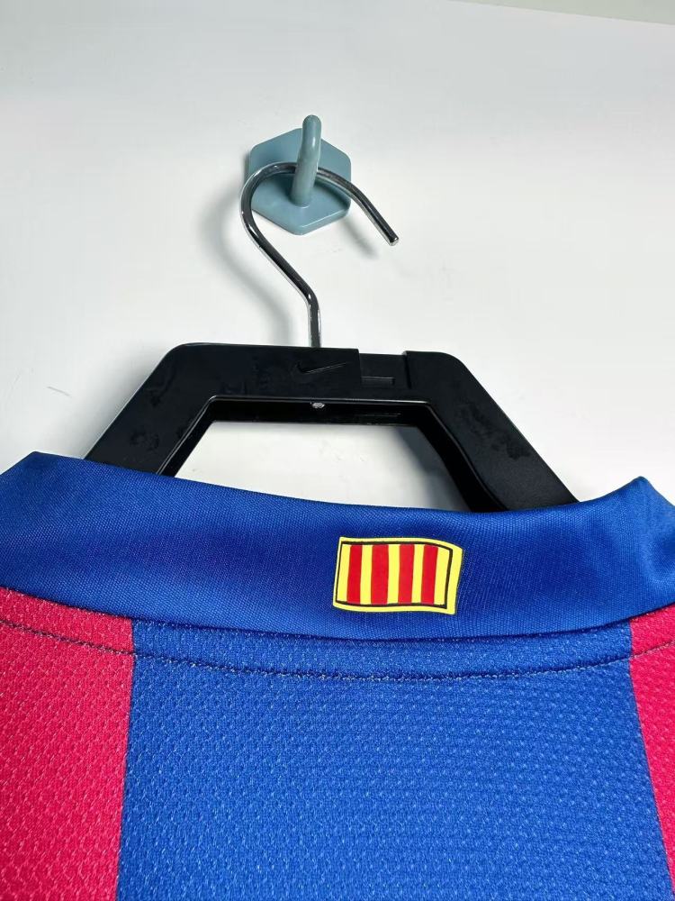 2007/08 Barcelona Home Retro Jersey Long sleeves