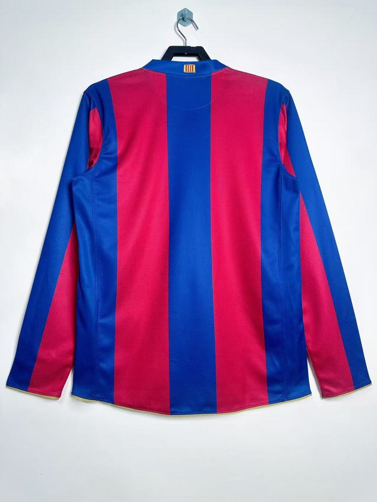 2007/08 Barcelona Home Retro Jersey Long sleeves