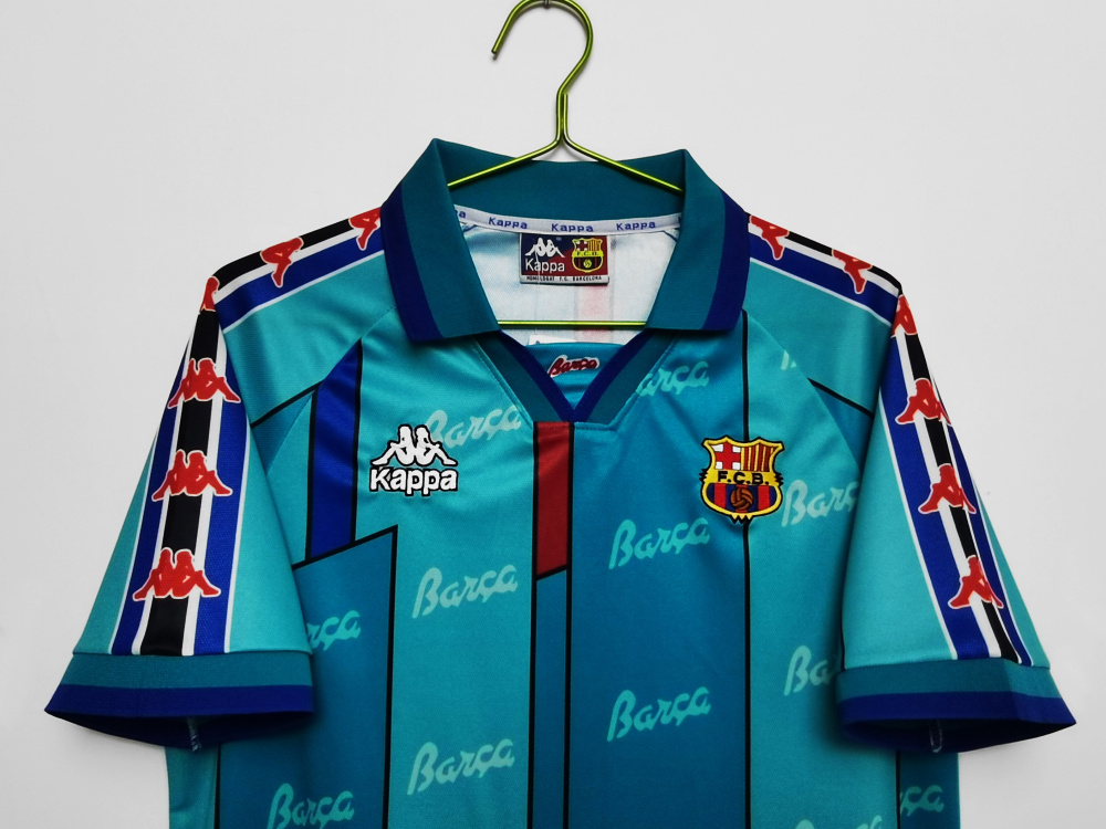 1996/97 Barcelona Away Retro Jersey