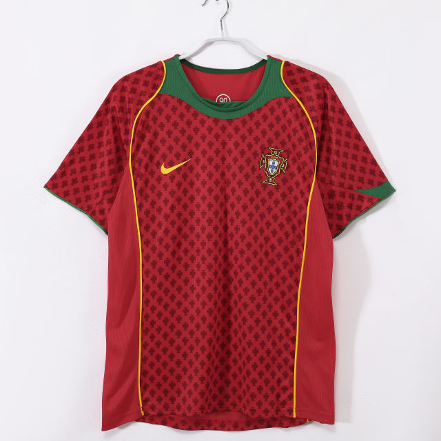 2004 Euro Cup Portugal Home Retro Jersey