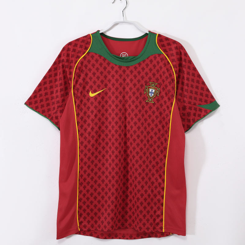 2004 Euro Cup Portugal Home Retro Jersey