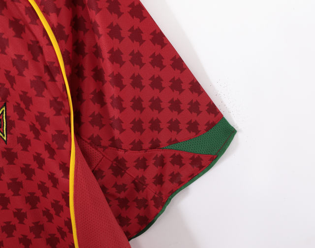 2004 Euro Cup Portugal Home Retro Jersey
